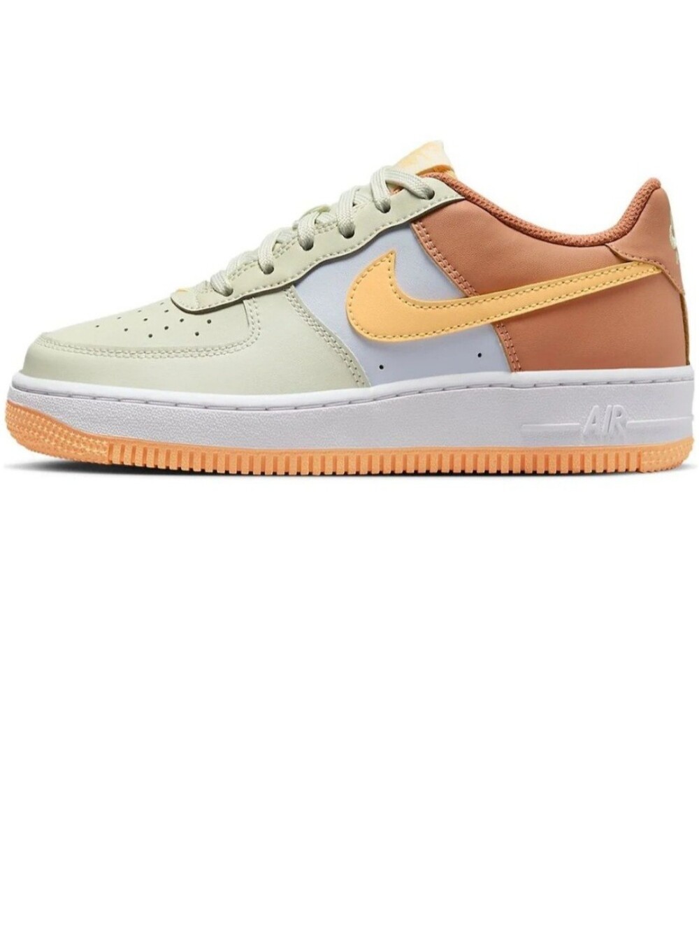 Nike Air Force 1 Low 'Sea Glass Amber Brown Kids Size 4